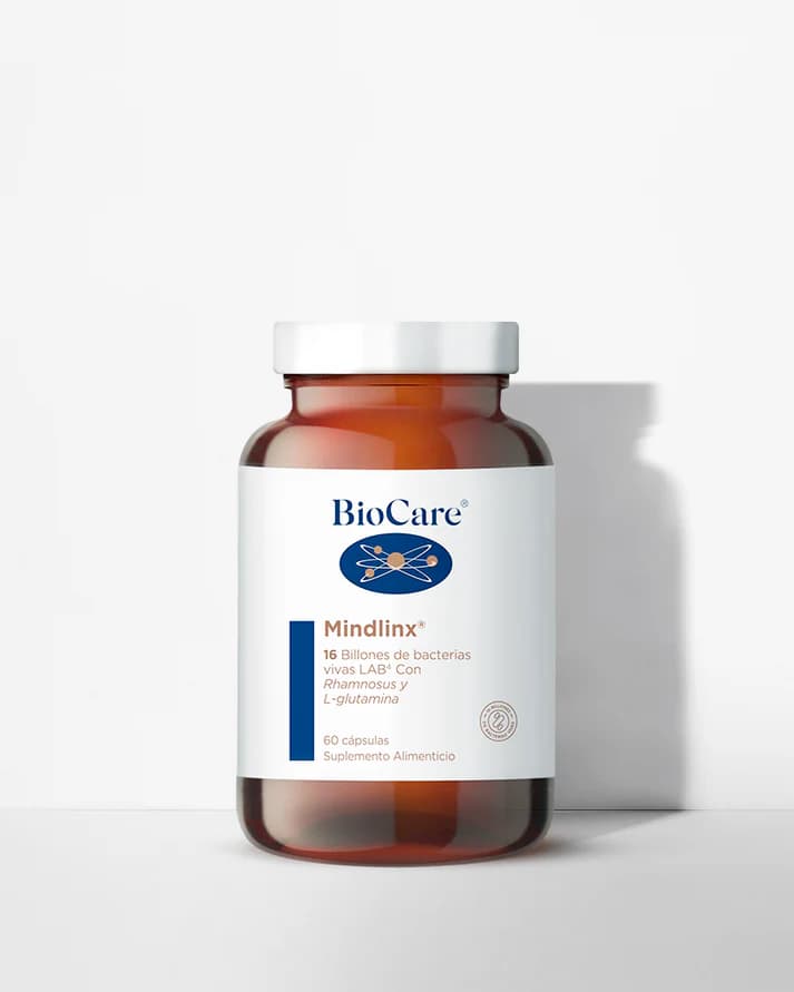 Probiótico - Mindlinx Probiótico en polvo - con Glutamina- Biocare